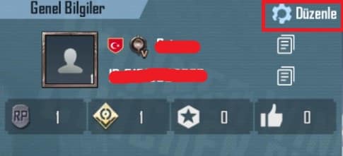 pubg popülerlik gizleme 3.adım